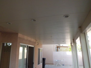 Laguna Niguel Insulated patio cover recessed lights