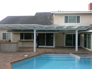 Irvine Aluminium Patio Cover with Projection Change